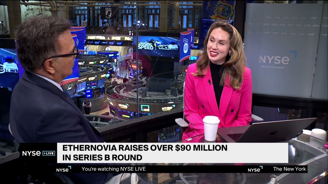 Ethernovia CEO Ramin Shirani discussing physical ai on NYSE Live